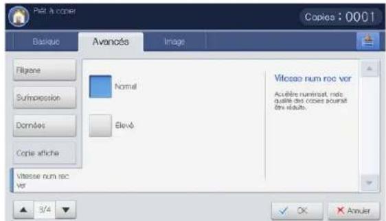 SAMSUNG SCX8030ND - Sélection de la vitesse de numérisation recto/verso - 1