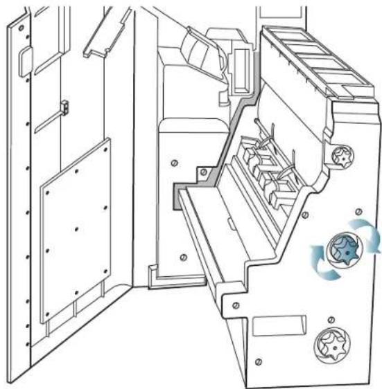 SAMSUNG SCX8030ND - Bourrage papier avant le pliage de livret (finisseur de livret 3 250 feuilles uniquement) - 7
