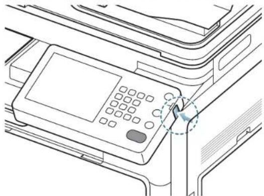SAMSUNG SCX8030ND - Mise hors tension de l'appareil - 1