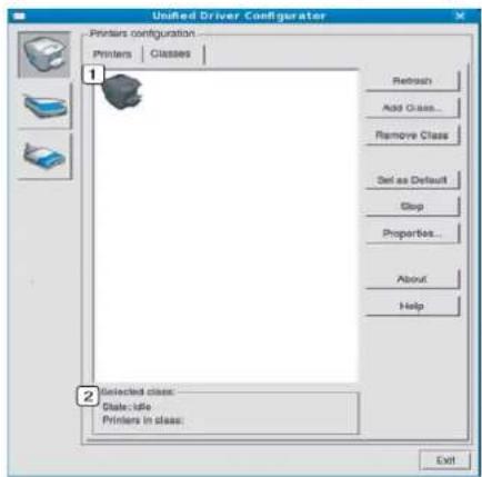 SAMSUNG SCX8030ND - Onglet Classes - 1