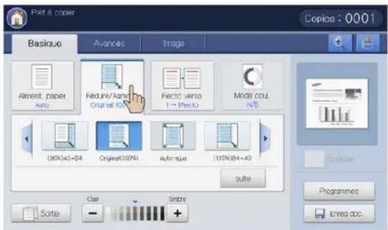 SAMSUNG SCX8030ND - Réduction ou agrandissement de copies - 2