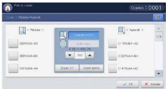 SAMSUNG SCX8030ND - Réduction ou agrandissement de copies - 3