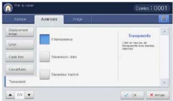 SAMSUNG SCX8030ND - Copie de transparents - 1
