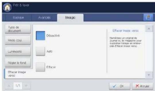 SAMSUNG SCX8030ND - Effacement des images au verso - 1