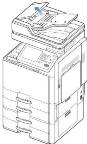 SAMSUNG SCX8030ND - Bourrage du papier d'origine lors de l'inversion du papier dans le scanner - 1