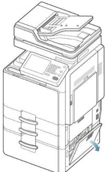 SAMSUNG SCX8030ND - Bourrage papier dans le chargeur haute capacité optionnel - 2