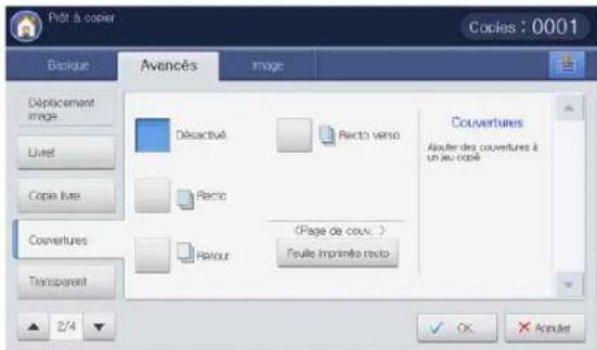 SAMSUNG SCX8030ND - Copies avec couverture - 2