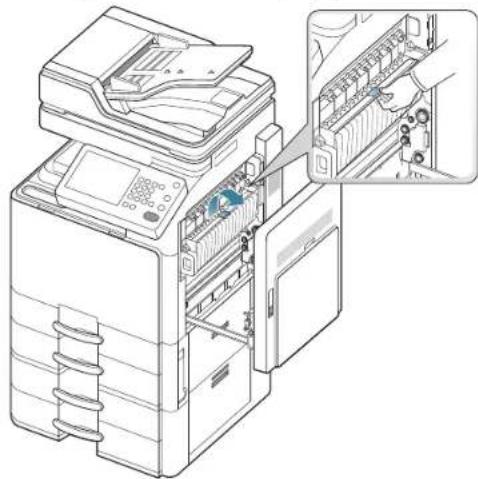 SAMSUNG SCX8030ND - Bourrage papier à l'intérieur de l'appareil (bourrage à la sortie de l'unité de fusion) - 3