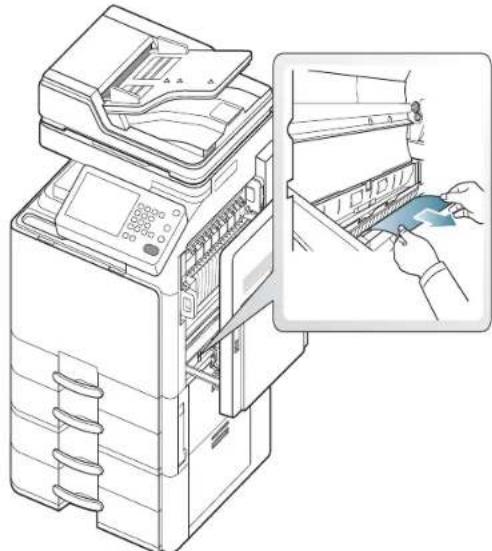 SAMSUNG SCX8030ND - Bourrage papier à l'intérieur de l'appareil (bourrage d'alimentation 1) - 4