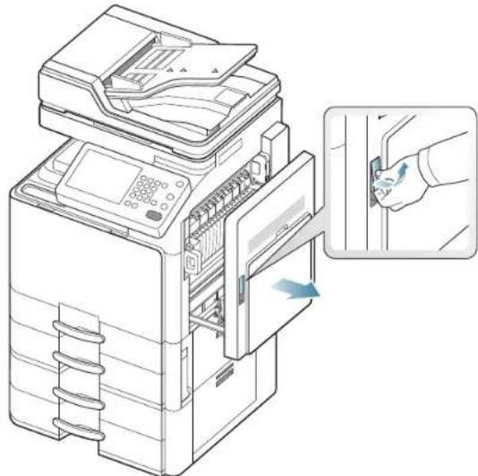 SAMSUNG SCX8030ND - Bourrage papier à l'intérieur de l'appareil (bourrage de cadrage) - 3