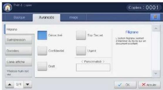 SAMSUNG SCX8030ND - Filigrane - 4