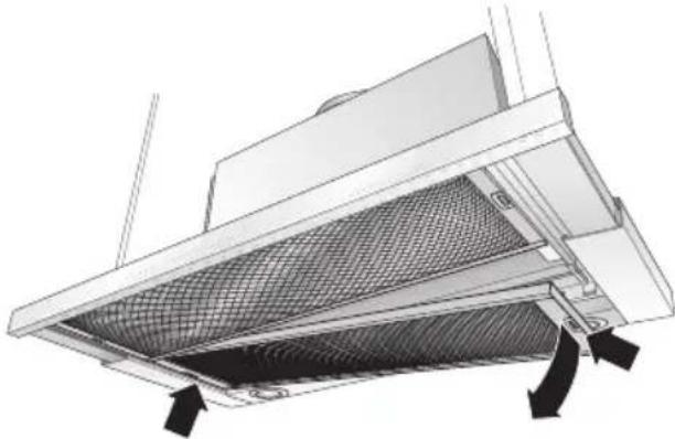 SIEMENS LI48930 - Metalen vetfilters verwijderen en aanbrengen: - 1
