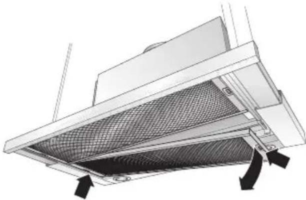 SIEMENS LI48930 - Aus- und Einbauen der Metall-Fettfilter: - 1