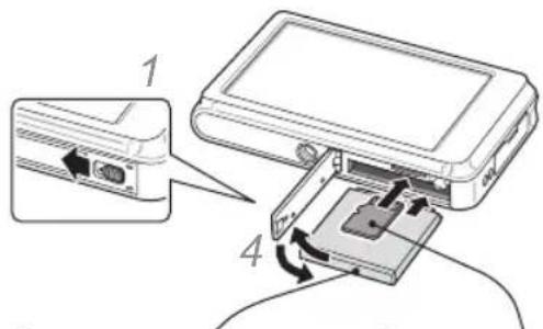SAMSUNG ST600 - Inserting the battery and memory card Charging the battery - 1
