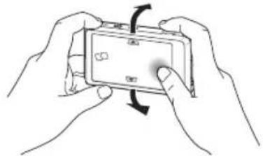 SAMSUNG ST600 - Selecting a shooting mode using motion recognition - 1