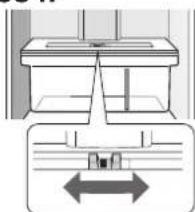 SHARP SJRM320TSL - Prateleiras do frigorifico @peças) Prateleira de frutas e legumes4. - 1