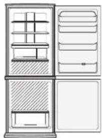 SHARP SJRM320TSL - Poraba energije pri tem modelu se meri po mednarodnem standardu zazmogljivost hladilnikov. - 2