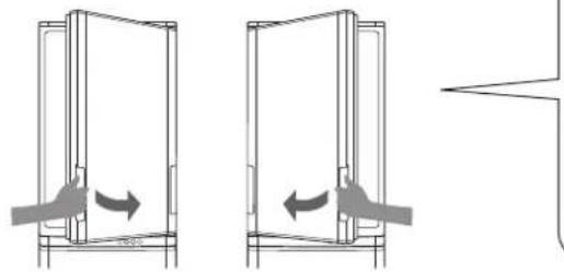 SHARP SJRM320TSL - PORTA DE ROTACÇÃO DUPLA (Só para os modelos SJ-WS320T, SJ-WP320T) - 1