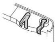 SHARP SJRP320TBE - Mechanizmus dveri - 1