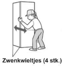 SHARP SJRP320TBE - Wanneer de koelkast vervoerd要去 worden - 1