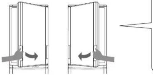 SHARP SJRP320TBE - DUBBEL OPENSLAANDE DEUR (Alleen voor de SJ-WS320T, SJ-WP320T) - 1