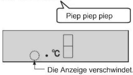 SHARP SJRP320TBE - Um den Ton auf „EIN“ zu stellen - 1