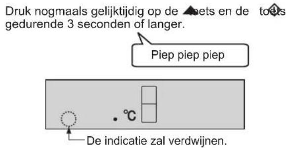 SHARP SJRP320TBE - De functie uitschakelen - 1
