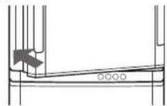 SHARP SJRP320TBE - Pri zavirani dvei - 1