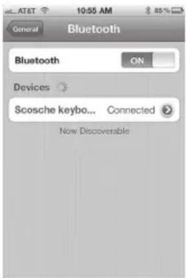 Scosche BTKB - Le jumelage du clavier freeKey à l'iPhone, l'iPad et l'iPod - 2
