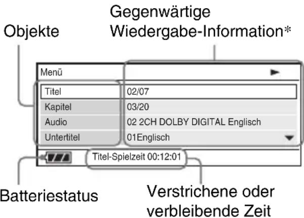 SONY DVPFX740DTB - Drücken Sie auf DISPLAY während der DVD-Wiedergabe. - 1