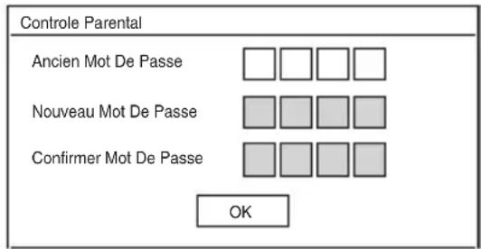 SONY DVPFX740DTB - Pour modifier le mot de passe - 1