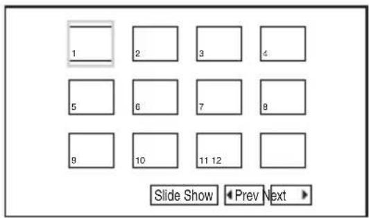 SONY DVPFX740DTB - To display the list of thumbnails - 1