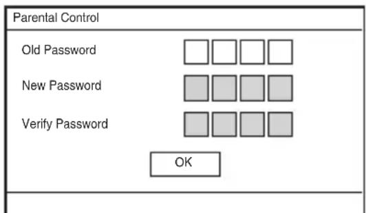 SONY DVPFX740DTB - To change the password - 1