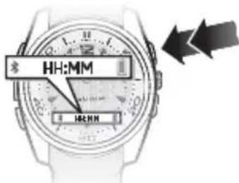 SONY MBW150 Classic Edition - A Telefonon beállitott idő kijelzésé - 1