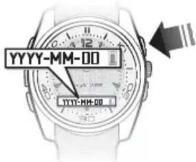 SONY MBW150 Classic Edition - A Telefonon beallitott datum kijelzese - 1