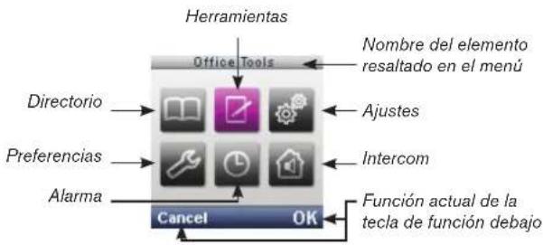 Snom m9 - LOS MENÚS DEL TELÉFONO - 1