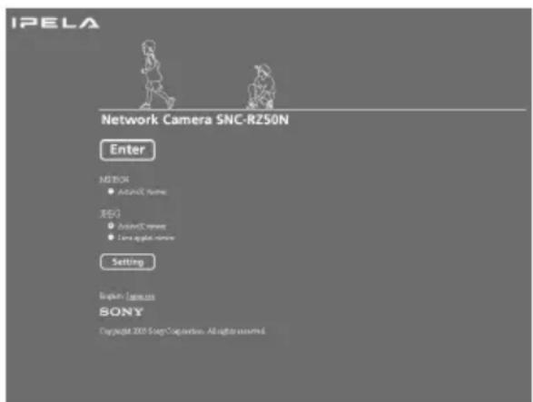 SONY SNCRZ50N - Configuración de red LAN inalámbrica - 1