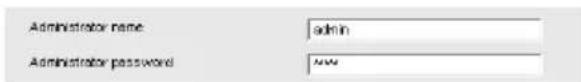 SONY SNCRZ50N - 10[Administrator name] と [Administrator password] に 管理者の名前とパスワードを入力 する。 - 1