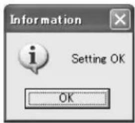 SONY SNCRZ50N - Assurez-vous que tous les paramètres ont été correctement définis, puis cliquez sur OK. - 2