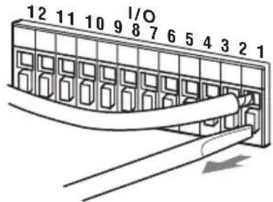 SONY SNCRZ25N - Usar el receptacle I/O (E/S) - 2