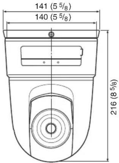 SONY SNCRZ25N - Cotes avec supports de montage au plafond - 1