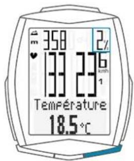 SCANSONIC M6 - Ecran dans l'option "Fréquence cardiaque" - 3