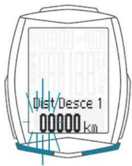 SCANSONIC M6 - Réglages – Valeurs totales / Distance en montée - 5