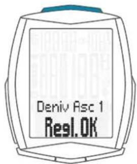 SCANSONIC M6 - Réglages – Valeurs totales / Dénivelé en montée - 2