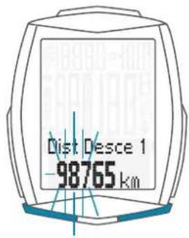 SCANSONIC M6 - Réglages – Valeurs totales / Distance en montée - 6
