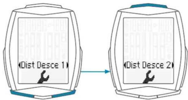 SCANSONIC M6 - Réglages – Valeurs totales / Distance en montée - 4