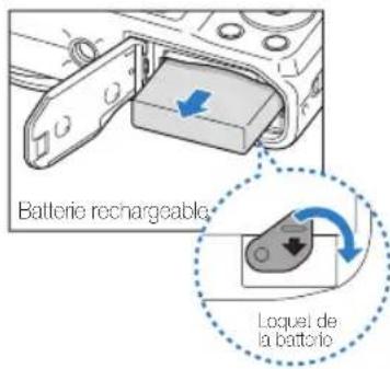 SAMSUNG WB690 - Retrait de la batterie et de la carte mémoire - 2