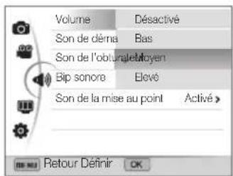 SAMSUNG WB690 - Accès au menu des paramètres - 3