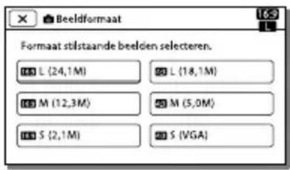 SONY Handycam HDRPJ740VEB - De beeldkwaliteit van foto's wijzigen - 1