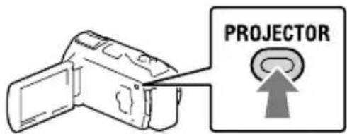 SONY Handycam HDRPJ740VEB - Utilisation du projecteur intégré - 2